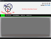 Tablet Screenshot of mrecleaningservice.com